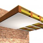 ReductoClip Ceiling Rendered one plasterboard
