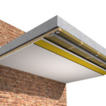 ReductoClip battened concrete ceiling