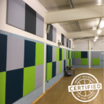 sports hall square logo