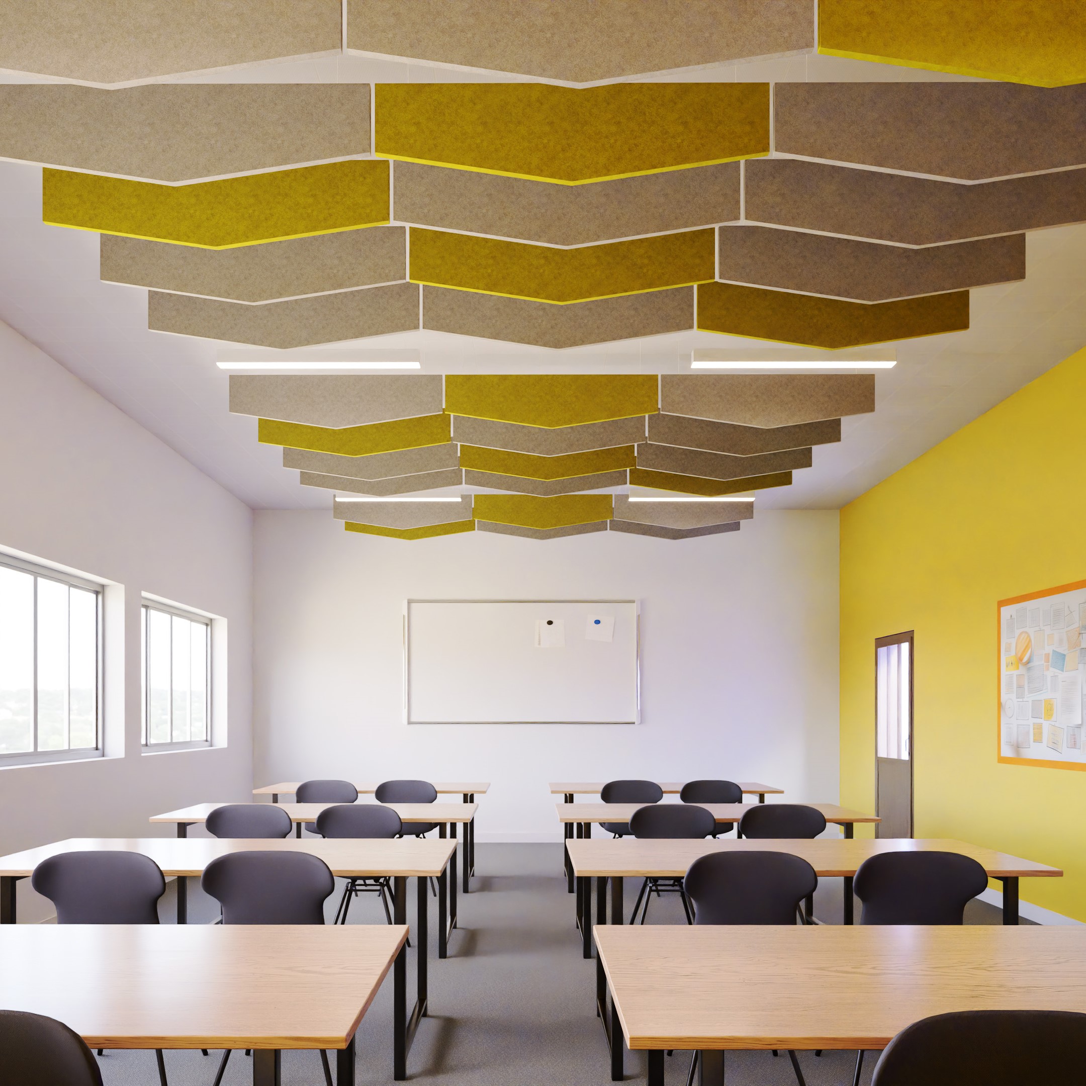 classroom contour baffle