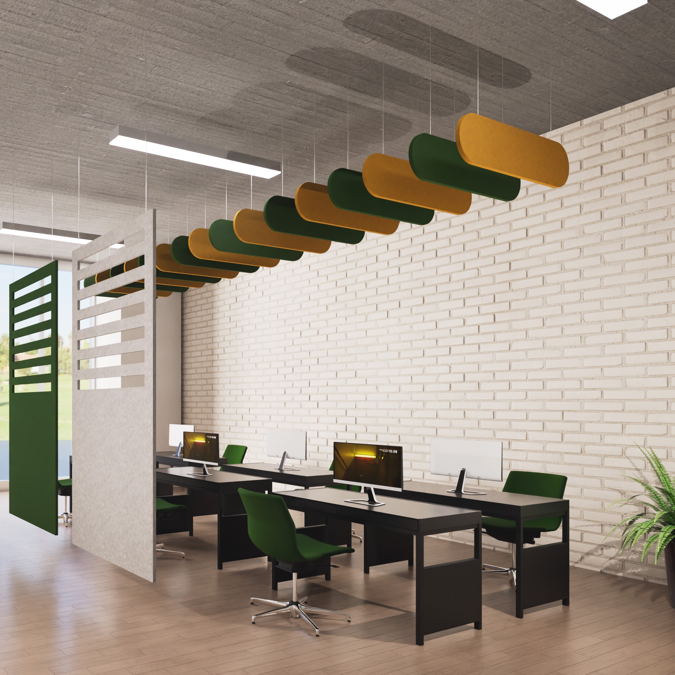 curve baffles office 1