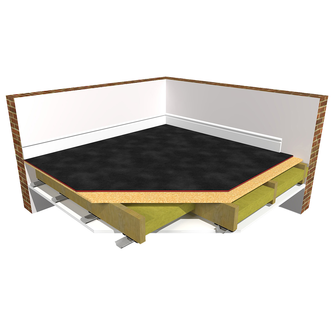 SoundMat 3 Plus RED FOAM SQUARE